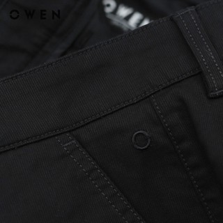 OWEN - Quần short Slim Fit SK231926 màu Đen chất liệu CVC Spandex