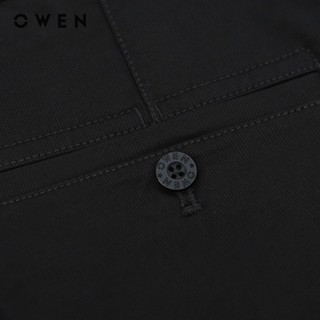 OWEN - Quần short Slim Fit SK231926 màu Đen chất liệu CVC Spandex