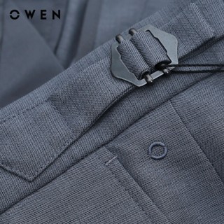 OWEN - Quần tây Tape Fit QT231754 màu Ghi chất liệu Nano