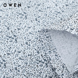 OWEN - Áo sơ mi ngắn tay Slim Fit AS240555N màu Trắng chất liệu Bamboo