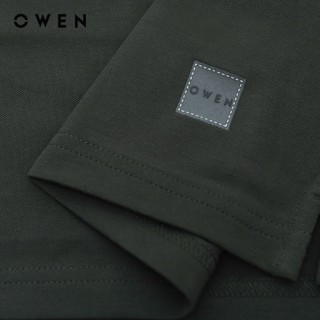 OWEN - Áo Tshirt ngắn tay Body Fit TSN233233 màu Ghi chất liệu CVC Spandex