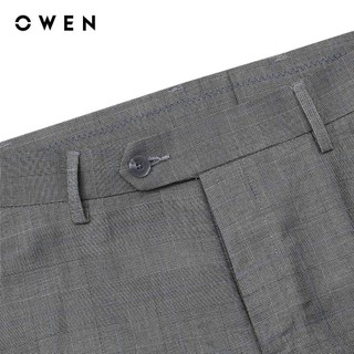 OWEN - Quần tây Trendy QD231256 màu Ghi chất liệu Polyester Rayon Spandex