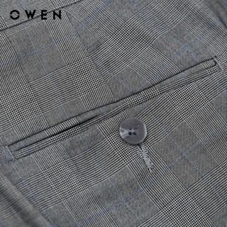 OWEN - Quần tây Trendy QD231256 màu Ghi chất liệu Polyester Rayon Spandex