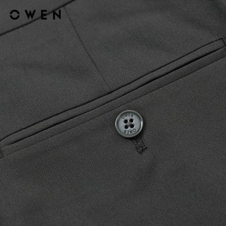 OWEN - Quần tây Tape Fit QT231758 màu Ghi chất liệu Nano