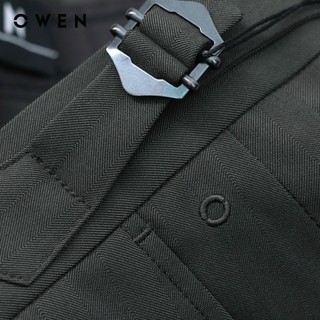 OWEN - Quần tây Tape Fit QT231758 màu Ghi chất liệu Nano