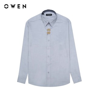 OWEN - Áo sơ mi dài tay Slim Fit AS240520D chất liệu Polyester-Viscose-Spandex