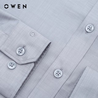 OWEN - Áo sơ mi dài tay Slim Fit AS240520D chất liệu Polyester-Viscose-Spandex