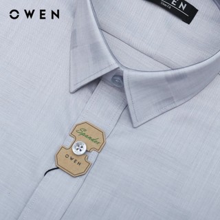 OWEN - Áo sơ mi dài tay Slim Fit AS240520D chất liệu Polyester-Viscose-Spandex