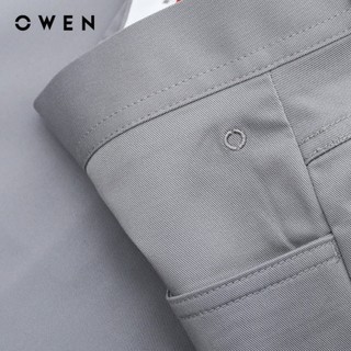 OWEN - Quần short Slim Fit SK241376 màu Xám chất liệu Renu
