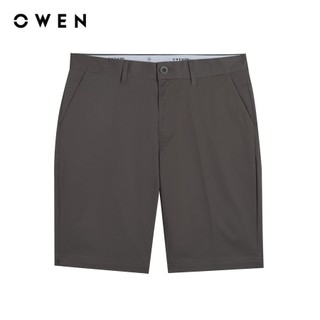 OWEN - Quần short Slim Fit SK241379 màu Nâu chất liệu Renu Polyester-Polyester-Rayon-PU