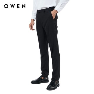 OWEN - Quần tây Regular Fit QR231510R1 màu Đen