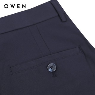 OWEN - Quần tây S-Form QG242423 màu Xanh tím than chất liệu Polyester