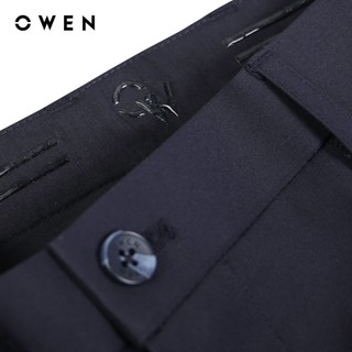 OWEN - Quần tây S-Form QG242423 màu Xanh tím than chất liệu Polyester