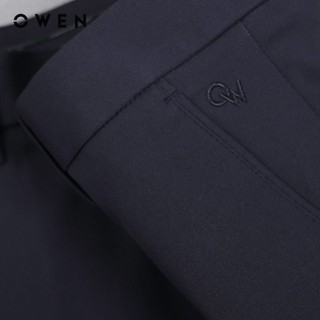 OWEN - Quần tây S-Form QG242423 màu Xanh tím than chất liệu Polyester