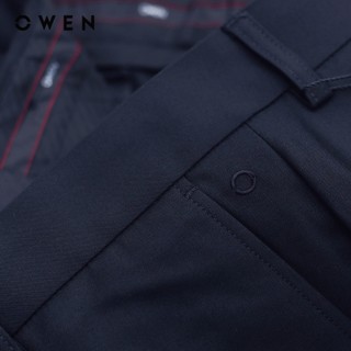 OWEN - Quần tây Slim Fit QS232454 màu Xanh tím than chất liệu Polyester-Rayon-Spandex