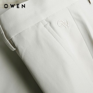 OWEN - Quần tây S-Form QG242425 màu Be chất liệu Polyester