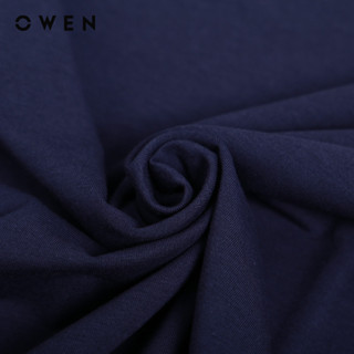 OWEN - Áo thun nam Tshirt Body Fit TSN232723 màu Navy chất liệu Cotton Modal