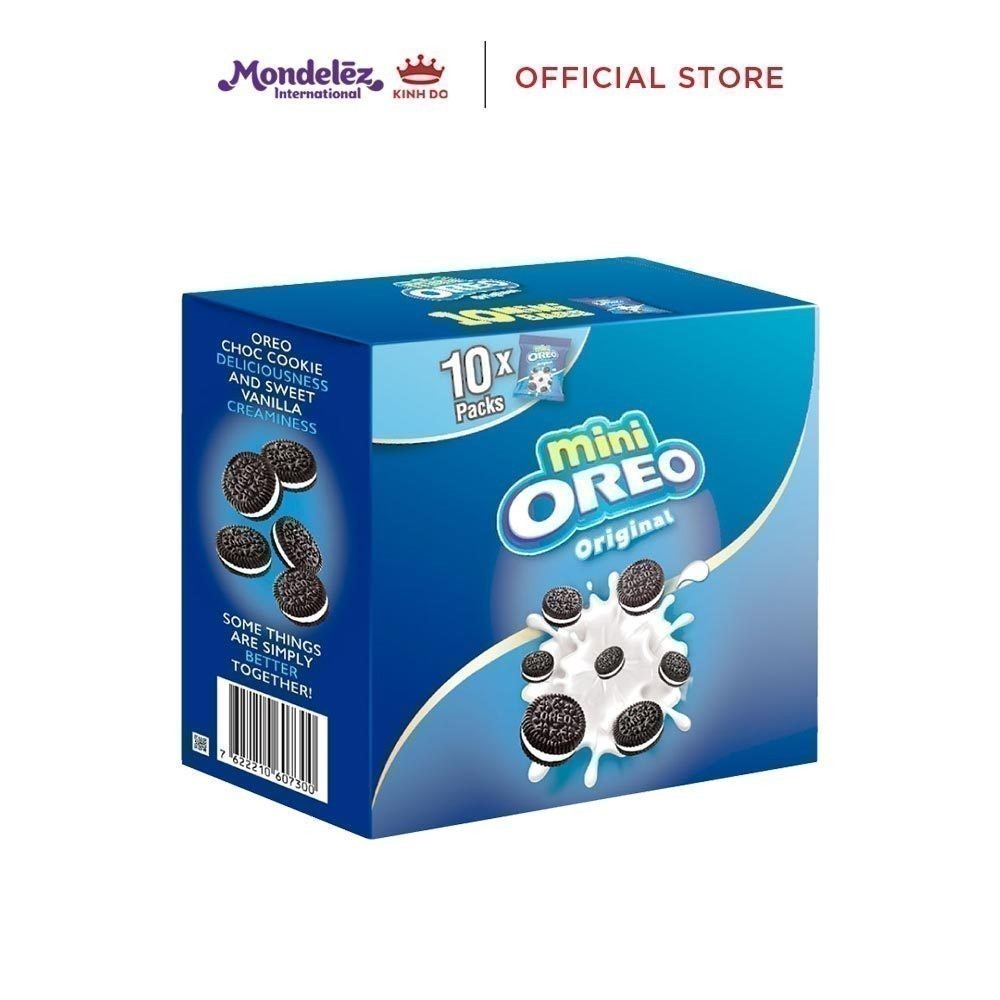 Ảnh Combo 2 Hộp Bánh Quy Oreo Mini Vị Vani, Hộp X 204G 1