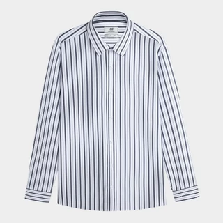 Áo sơ mi nam dài tay kẻ sọc INSIDEMEN Slim fit Chống nhăn Bền màu ILS1650Z