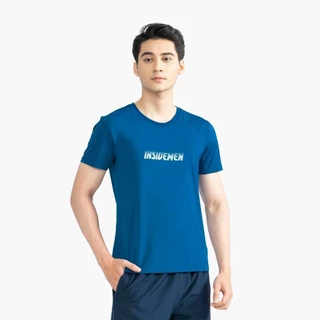 Áo thun nam ngắn tay trơn cổ tròn INSIDEMEN basic chất vải cotton co dãn 4 chiều mềm mại chống xù ITS010S2