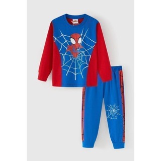 Đồ bộ thun tay dài người nhện Spider-Man Marvel bé trai Rabity 561.900