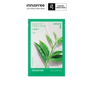 Mặt nạ giấy dưỡng da Hàn Quốc Trà Xanh innisfree Green Tea Energy Mask 22ml