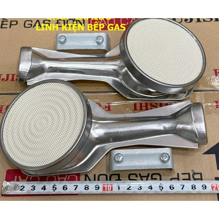 Điếu bếp gas hồng ngoại - Đầu đốt bếp gas hồng ngoại Ceramic FUJISHI. Tặng kèm Pat U + Vít