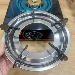 Combo khay inox và kiềng 5 chân cho bếp gas