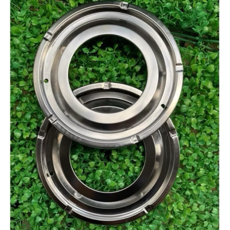 Combo khay inox và kiềng 5 chân cho bếp gas