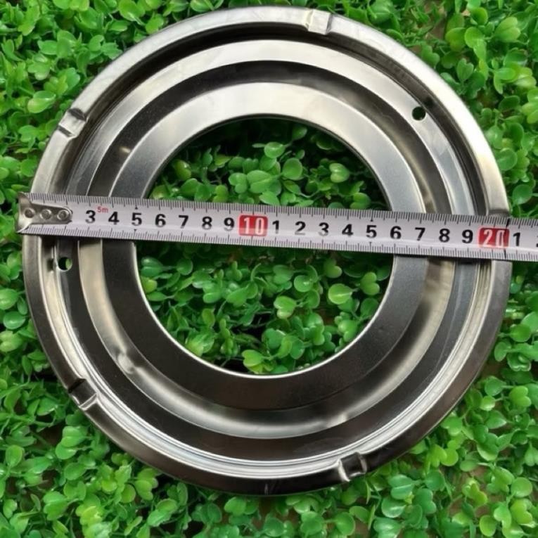 Combo khay inox và kiềng 5 chân cho bếp gas