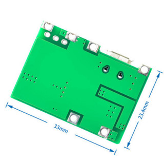 Mạch sạc pin 1S 18650 J5019 dùng IC TC4056 tích hợp mạch tăng áp 2A từ 5V lên 18V