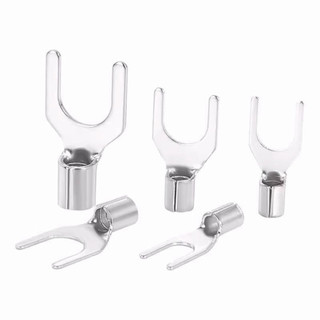 [Bán sỉ combo] (100 cái) Đầu Cos chữ Y trần SNB đồng si mạ chống oxi hoá