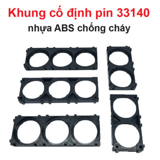 [Bán sỉ combo] (10 cái) Khung cố định pin 33140 nhựa ABS chống cháy