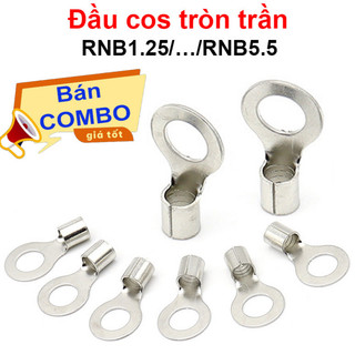 [Bán sỉ combo] Đầu Cos tròn trần đồng thau, cốt khuyên, cốt tròn trần RNB