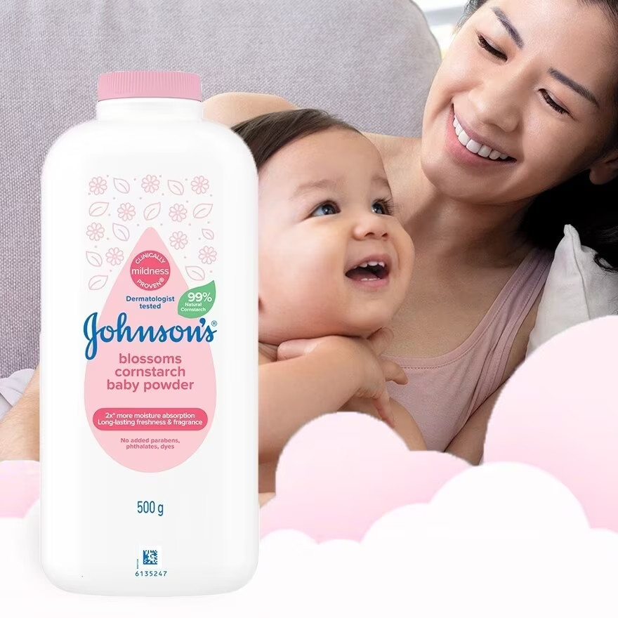 Ảnh Phấn Johnson's Blossoms Cornstarch Baby Powder 500g 4
