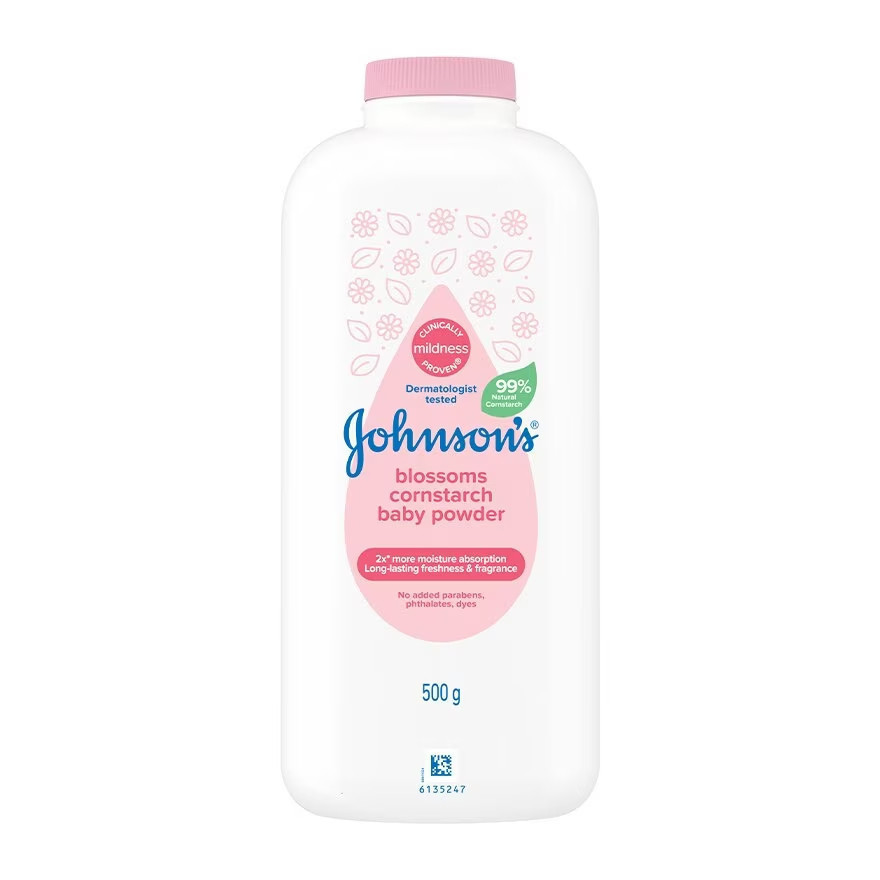 Ảnh Phấn Johnson's Blossoms Cornstarch Baby Powder 500g 3