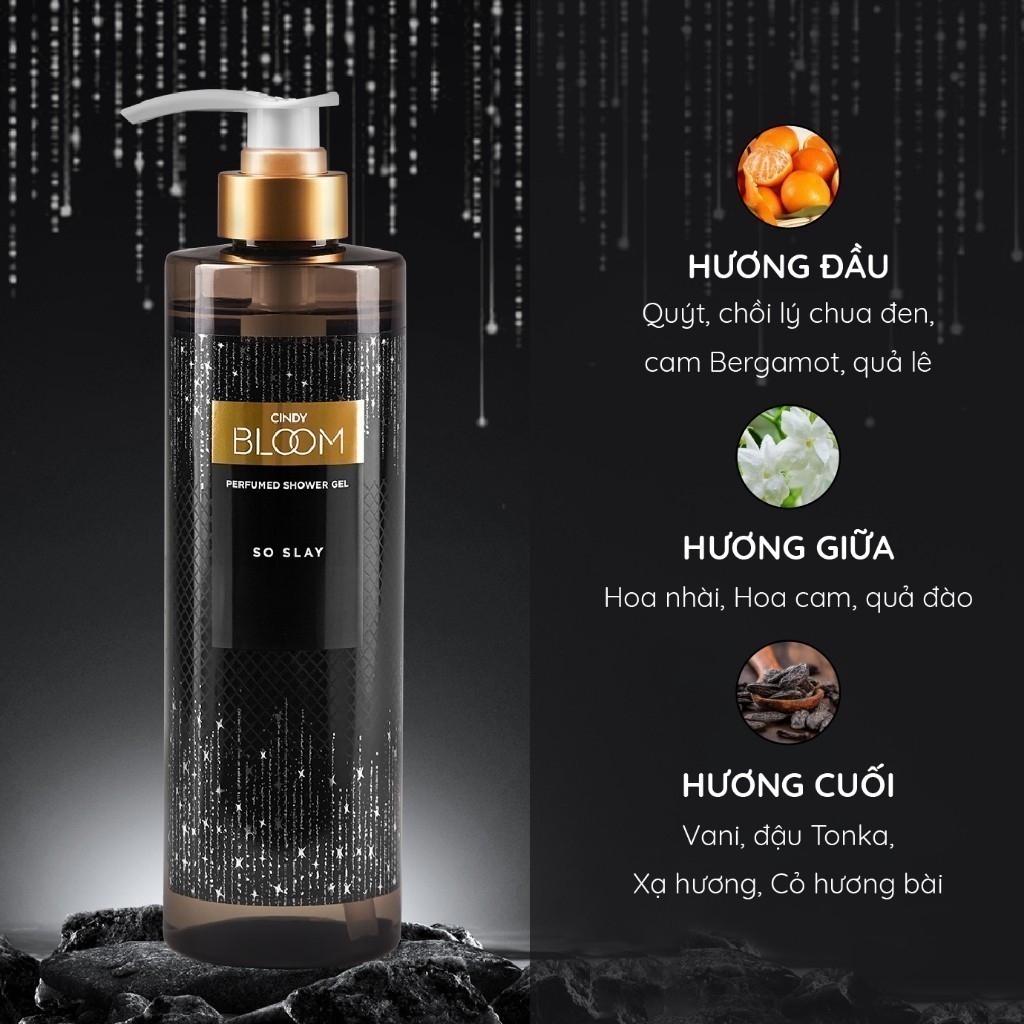 Ảnh Sữa tắm nước hoa Cindy Bloom So Slay hương cuốn hút, thanh lịch 640g 3