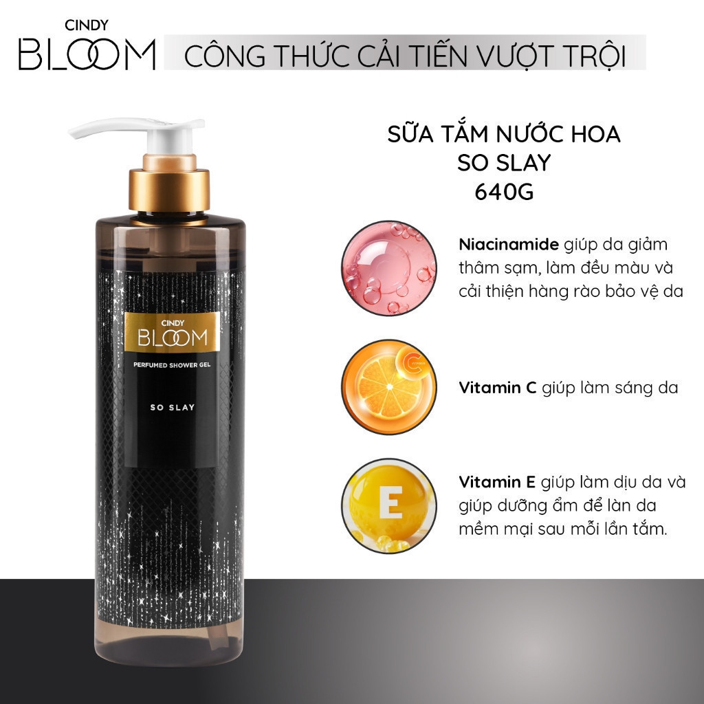 Ảnh Sữa tắm nước hoa Cindy Bloom So Slay hương cuốn hút, thanh lịch 640g 2