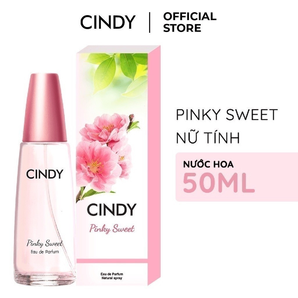Ảnh Nước hoa nữ Cindy Pinky Sweet mùi hương ngọt ngào trẻ trung 50ml 1