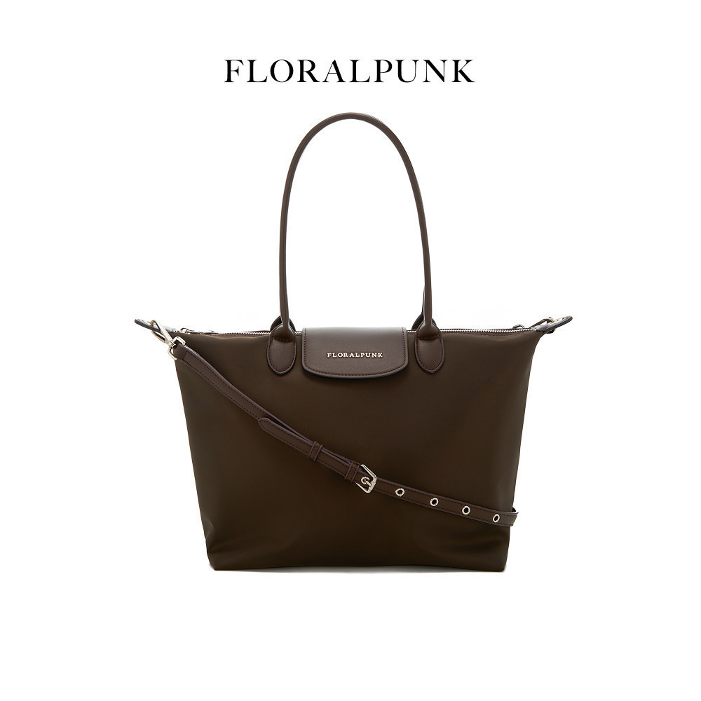 Túi xách Floralpunk City Tote Bag - Brown - Chất liệu Nylon cao cấp không thấm nước - Đeo vai / xách tay