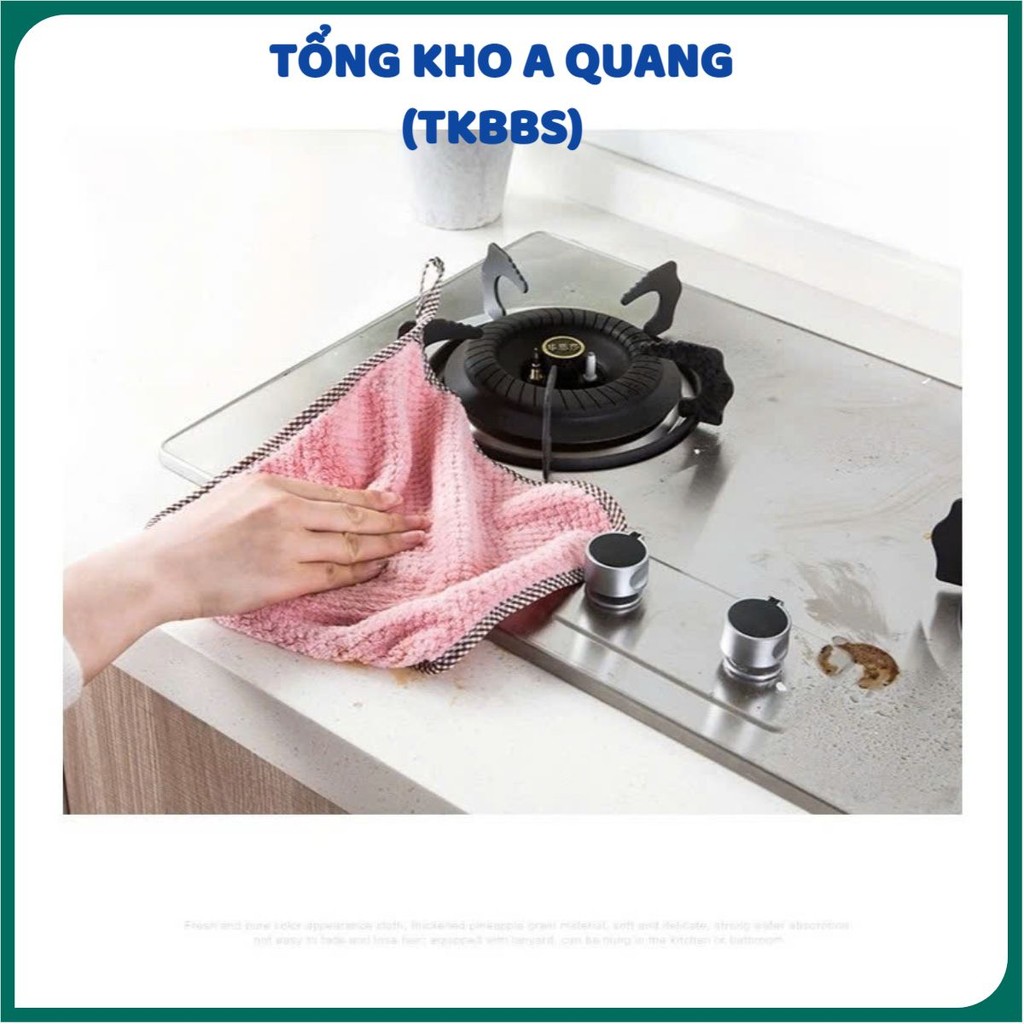 [COMBO 10] Khăn lau nhà bếp chống trượt – Giúp bạn thao tác an toàn, hạn chế rủi ro khi làm bếp-Khăn lau tay san hô 2mặt