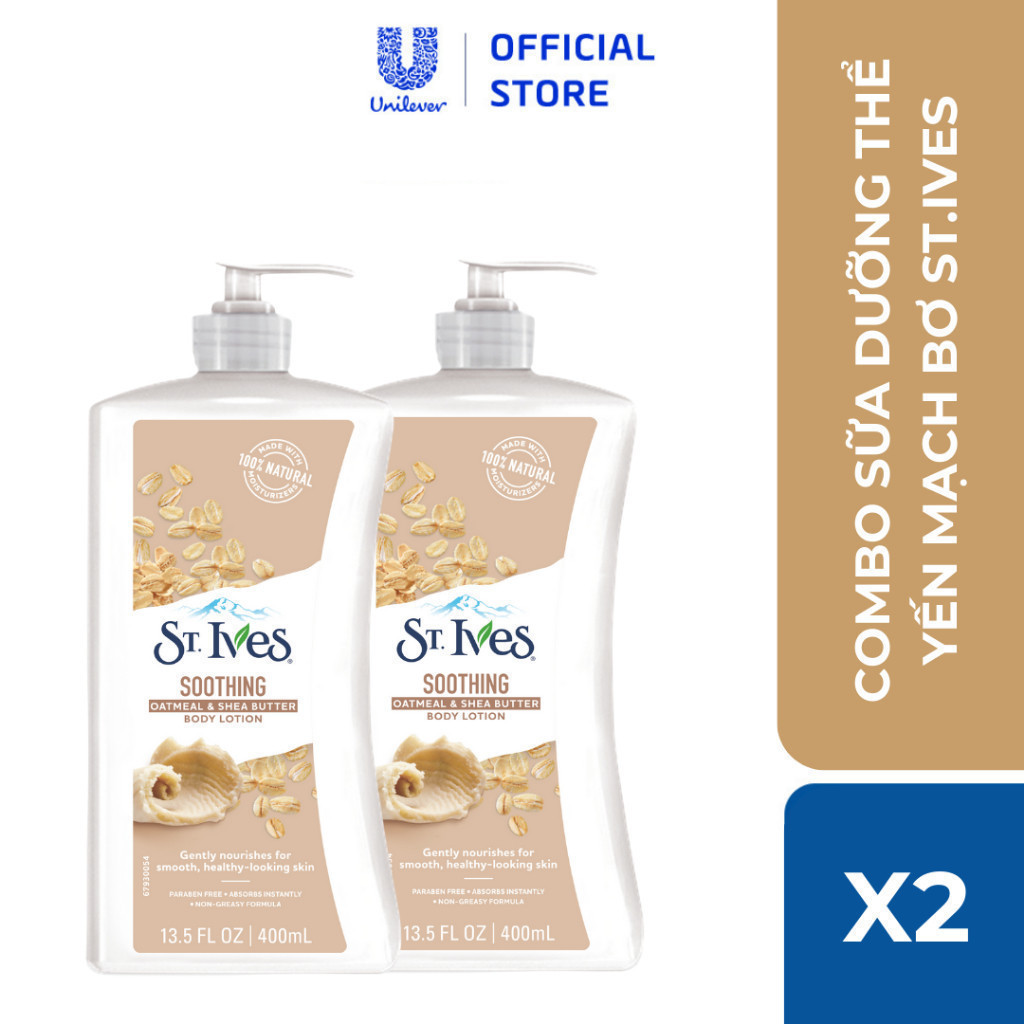 Ảnh Combo 2 sữa dưỡng thể St.ives 400ml (Tuỳ chọn) 2
