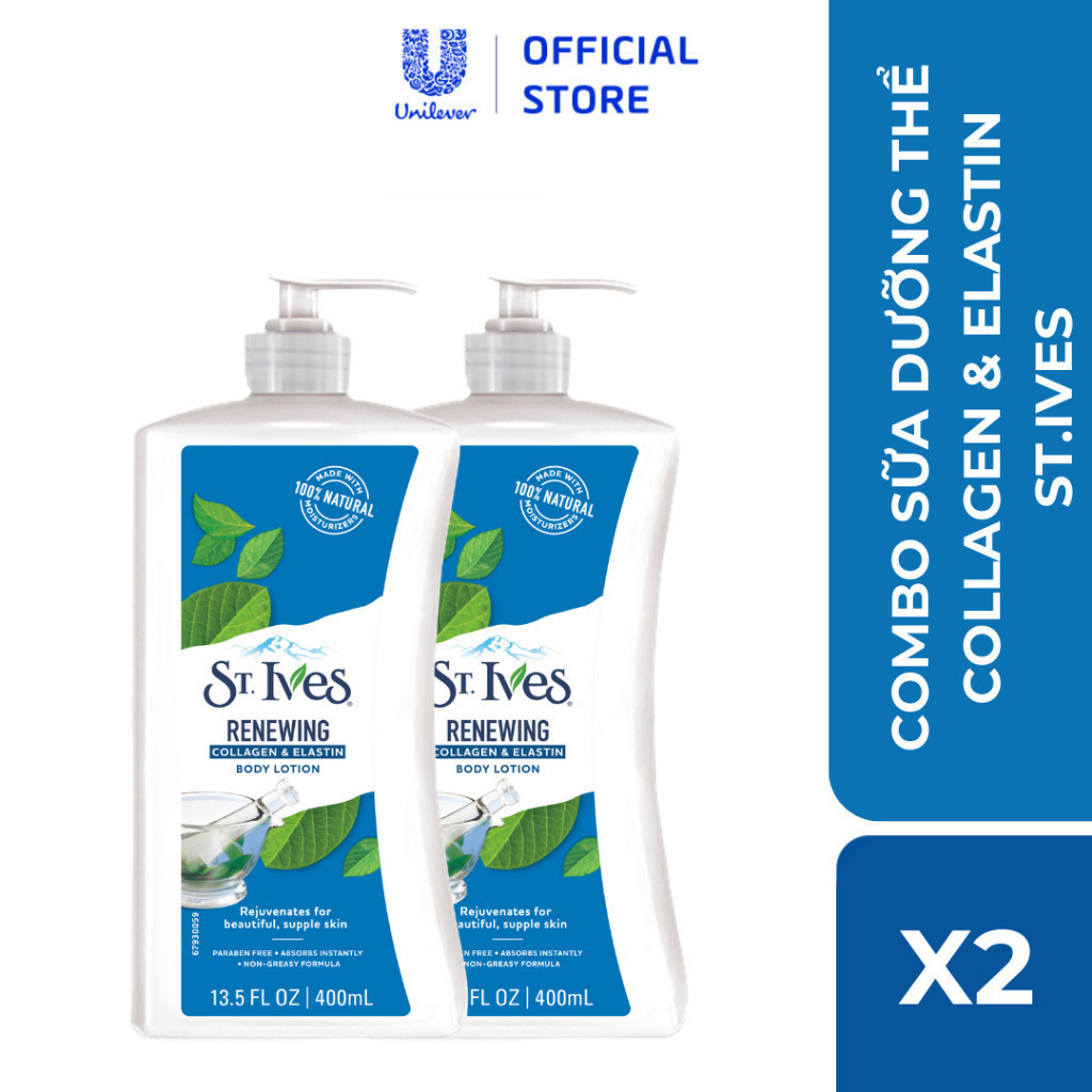 Ảnh Combo 2 sữa dưỡng thể St.ives 400ml (Tuỳ chọn) 3