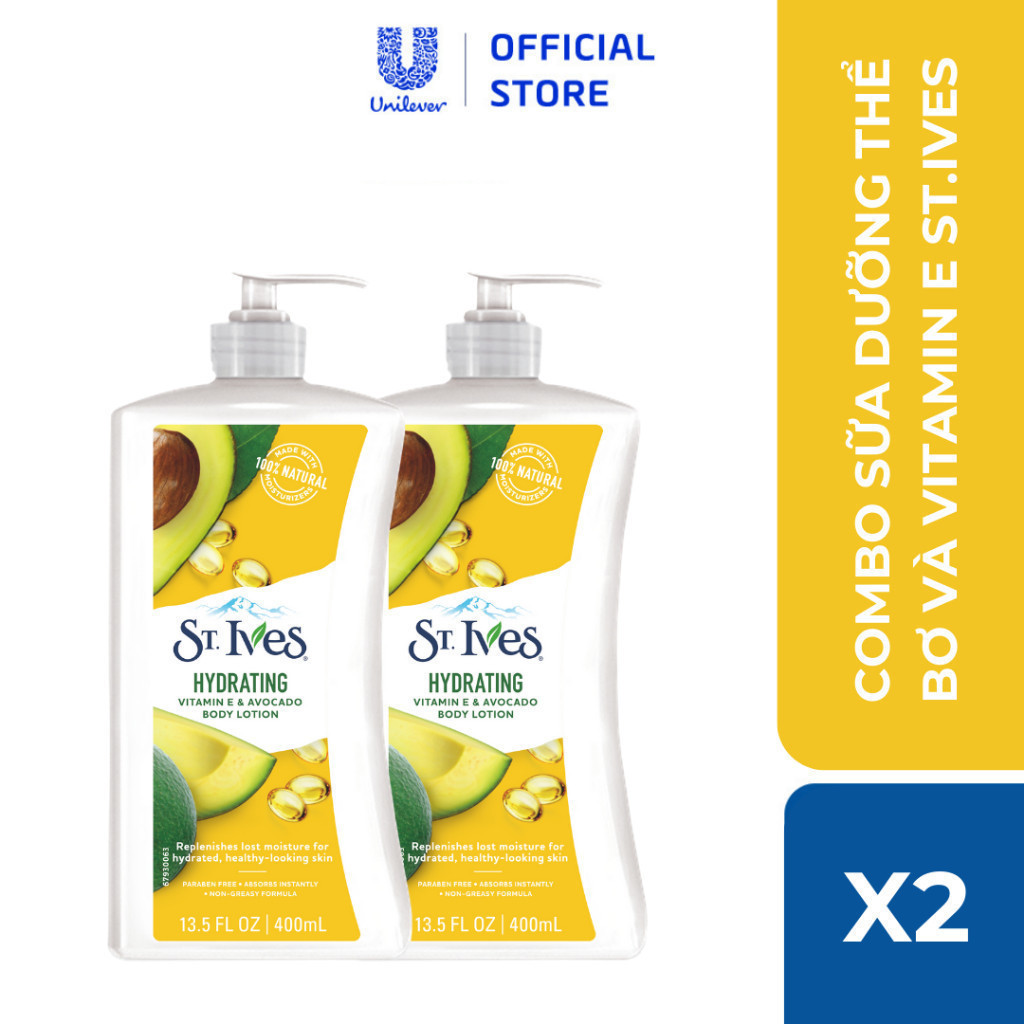 Ảnh Combo 2 sữa dưỡng thể St.ives 400ml (Tuỳ chọn) 4