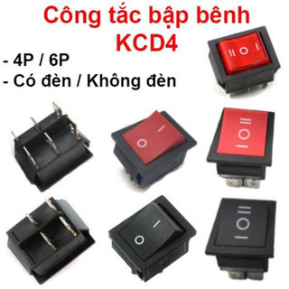 [Bán sỉ combo] (2 cái) Công tắc bập bênh KCD4 16A/250V 25x31mm