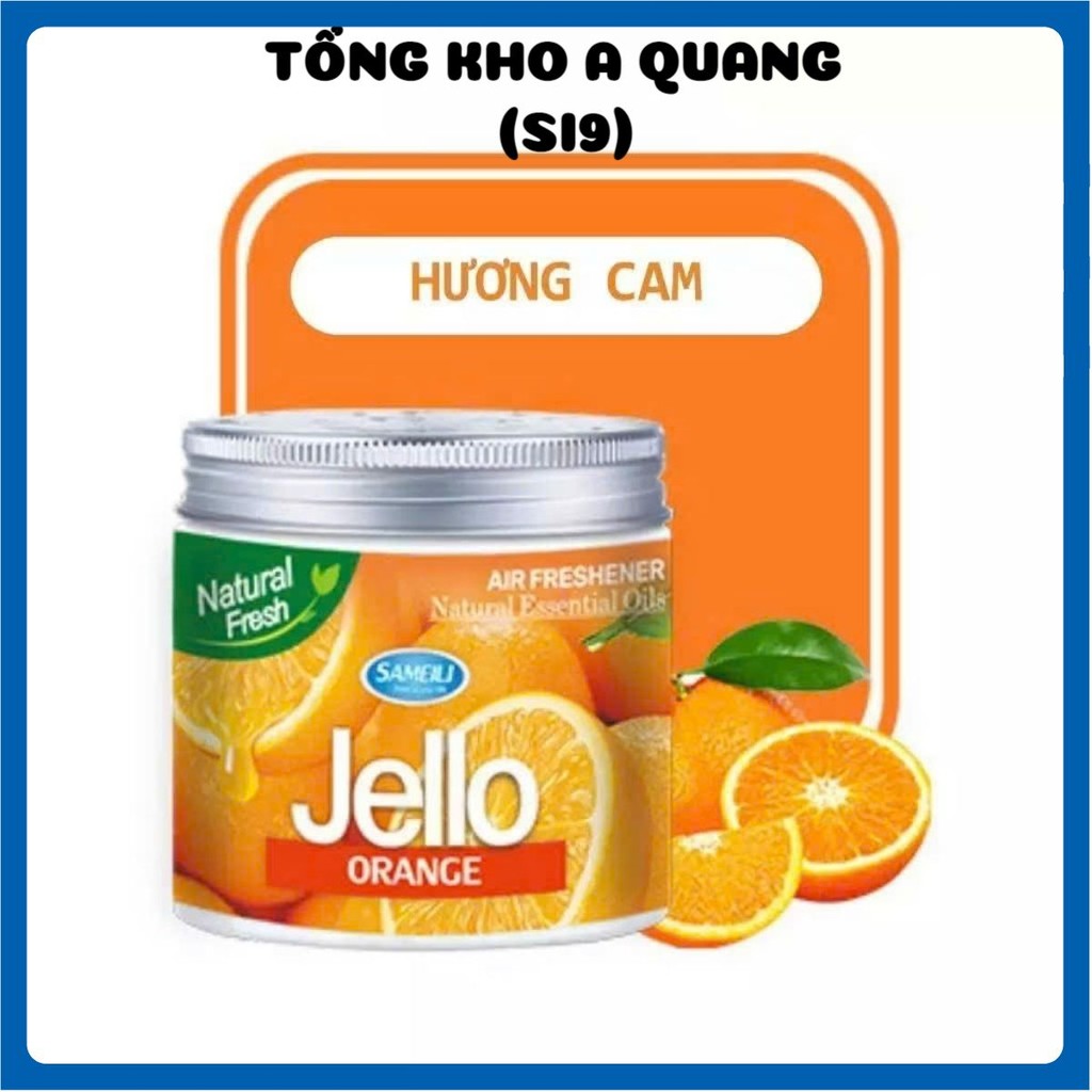 HỘP SÁP HƯƠNG HOA QUẢ TỎA HƯƠNG DỊU NHẸ - Sáp Thơm Jello Khử Mùi Hiệu Quả,Lọ Sáp Chống Ẩm Mốc Xe Ô Tô Sang Trọng