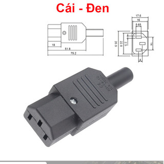Đầu nối nguồn AC vặn vít dây chịu tải tốt cho máy móc thiết bị điện