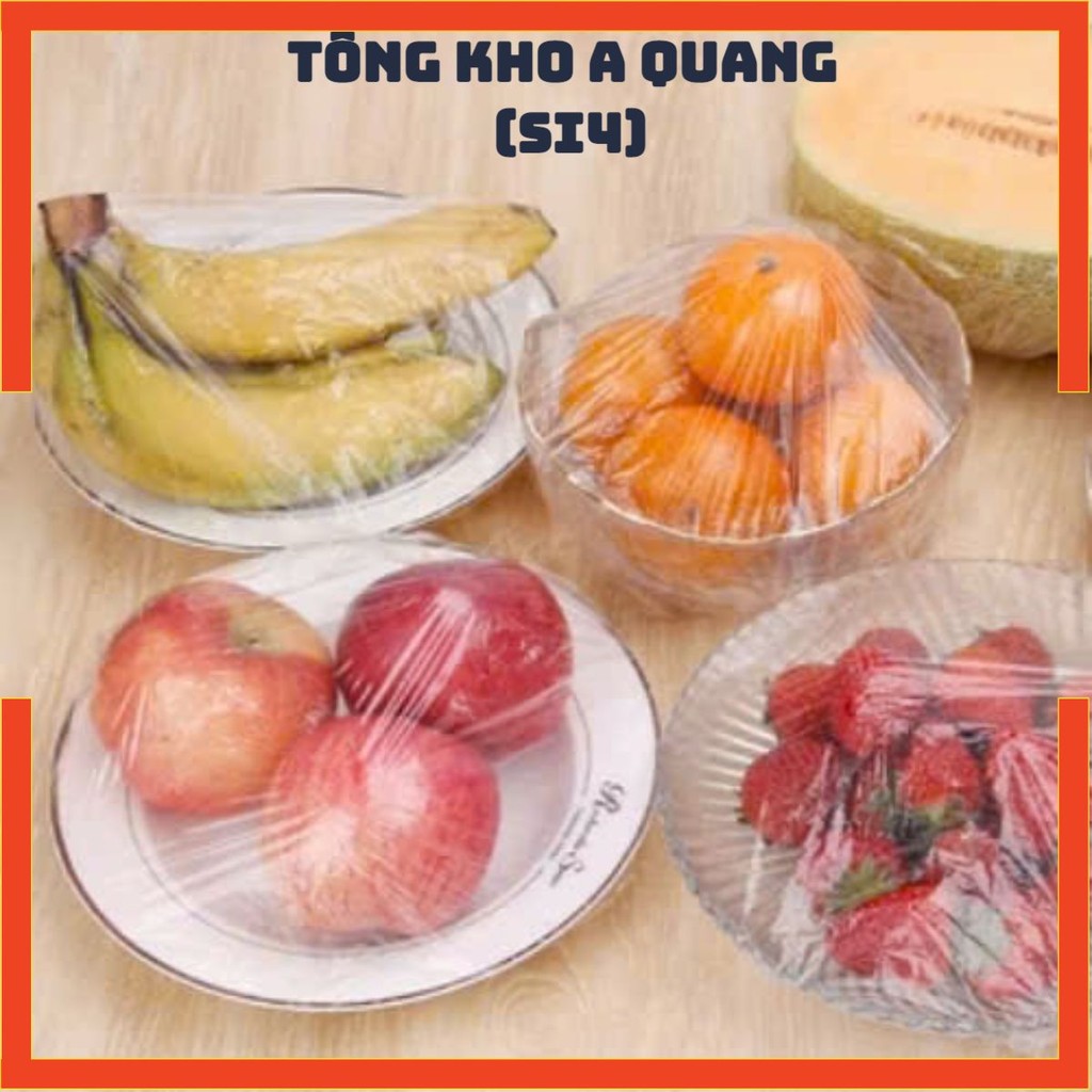 Gói Màng Bọc Pe Siêu Dai In Hình Gấu,Túi Màng Bọc Thực Phẩm Co Dãn Siêu Dai - SET 100 BỌC THỰC PHẨM CHẤT LIỆU PE AN TOÀN