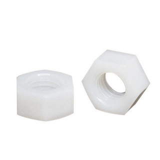 [Bán sỉ combo] (20 cái) đai ốc, tán dẹp, tán Ecu nhựa trắng M2-M8