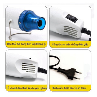 Máy khò mini cầm tay khò màng co, ống gen 220V - 300W